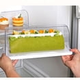 thumbnail image 4 of Caja de Almacenamiento de Alimentos XWSHYW Exhibición de Rollos de Pastel Transparente Refrigerada, 4 of 6