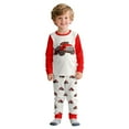 thumbnail image 5 of Ulitacool Boy Outfits Crewneck Boys' Long Sleeve Pajama With Truck Prints Tee Pants Relax Fit Wear Red 2-3 Years, 5 of 6