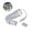 White, variant on Twfbrm Christmas Ribbon Lights for Christmas Tree Decorations,32ft 100 LED Lights Gold Edge Wired Ribbon Fairy Lights for Xmas Tree Wedding Birthday Party Home Holiday Decor