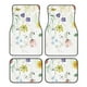 thumbnail image 1 of Fotbe Wildflowers Juego de 4 Tapetes para Auto con Estampado – Alfombrillas de Goma Reforzada, Diseño Antideslizante, Protección para Todo el Año – Vehículos, Autos, Camionetas y SUVs, 1 of 7