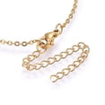 thumbnail image 3 of 5 pc 304 Stainless Steel Pendant Necklaces with Shell Sun and Clouds Golden 18.11 inch(46cm) 1.5mm, 3 of 3