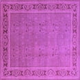 thumbnail image 1 of Ahgly Company Indoor Square Oriental Purple Industrial Area Rugs, 5' Square, 1 of 4