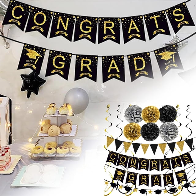Party Supplies Set,Decoration Kit,Balloon Set,Banner Set,Table Decor,Confetti,Party Favors,Event Accessories,Party Props普通产品 -> Home & Garden -> 家居装饰 -> Event & Party 聚会派对用品Graduation Decorations For