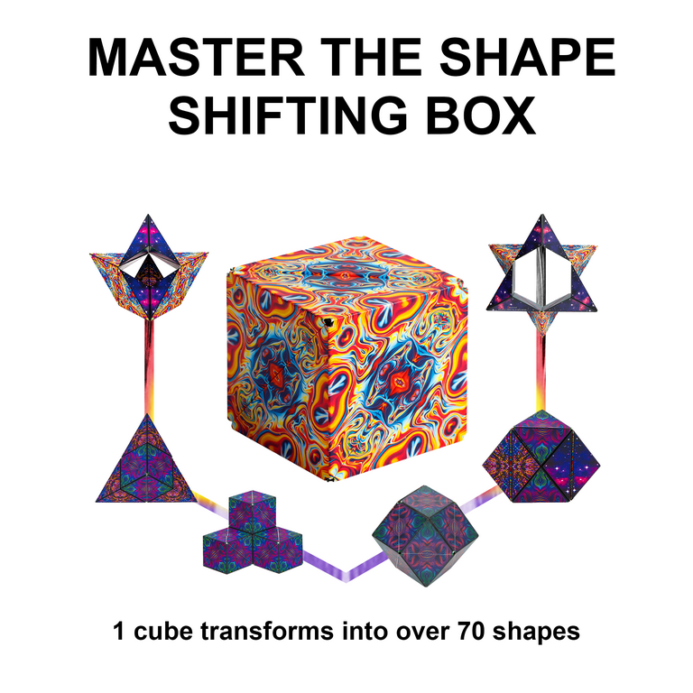 Chaos Geometric Shape Shifting Magnetic Transformation Cube