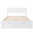 thumbnail image 6 of HomeRoots White Solid and Manufactured Wood Full Bed, 6 of 8