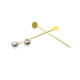 thumbnail image 5 of Paquete de 24 alfileres de solapa Yuarrent bandeja redonda plana acero inoxidable Type3 NO3, 5 of 6