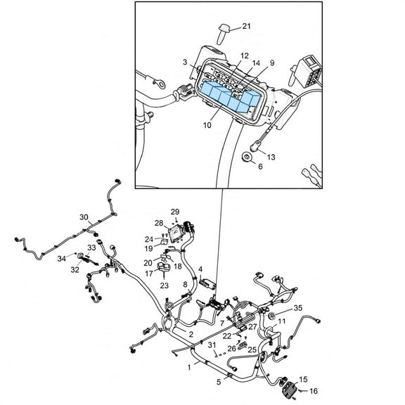 Yassdwbn 5Pcs Fuel Pump Cooling Fan Relay 4016819 For Polaris ACE RZR Scrambler Sportsman