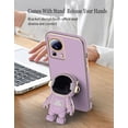 thumbnail image 5 of Compatible with Xiaomi 13 Lite Case for Women, Ultra Soft Xiaomi 13 Lite Phone Case Silicone TPU Plating Cute Astronaut Pattern Cases with Stand Cover (Purple), 5 of 7