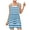 Blue, variant on Summer 2025 Striped Womens Romper Shorts Sleeveless Keyhole Strap Casual Loose Beach Short Jumpsuits with Pockets (L, Purple)
