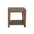 thumbnail image 2 of Yael Side End Table- Tapered Legs- 24 Inch Square Top- Light Brown, 2 of 5