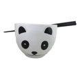 thumbnail image 2 of Whimsical Ceramic White Giant Panda Bear Ramen Noodle Bowl With Chopsticks Set, 2 of 7