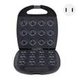 thumbnail image 2 of Electric Mini Donut Maker, Donut Maker Dual Sided Heating  For Breakfast, 2 of 8