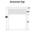 thumbnail image 5 of Hospital Curtain, Quality Cubicle Curtain, Flame Resistance Medical Curtain Bed Divider, Privacy Curtain - Machine washable, Flame Retardant with Mash top & grommets 5'wide x 8' long, 5 of 5