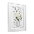 thumbnail image 3 of Stupell Industries French White Flowers & Cursive White Framed Print Under Glass design by Lettered and Lined, 16 x 13, 3 of 10