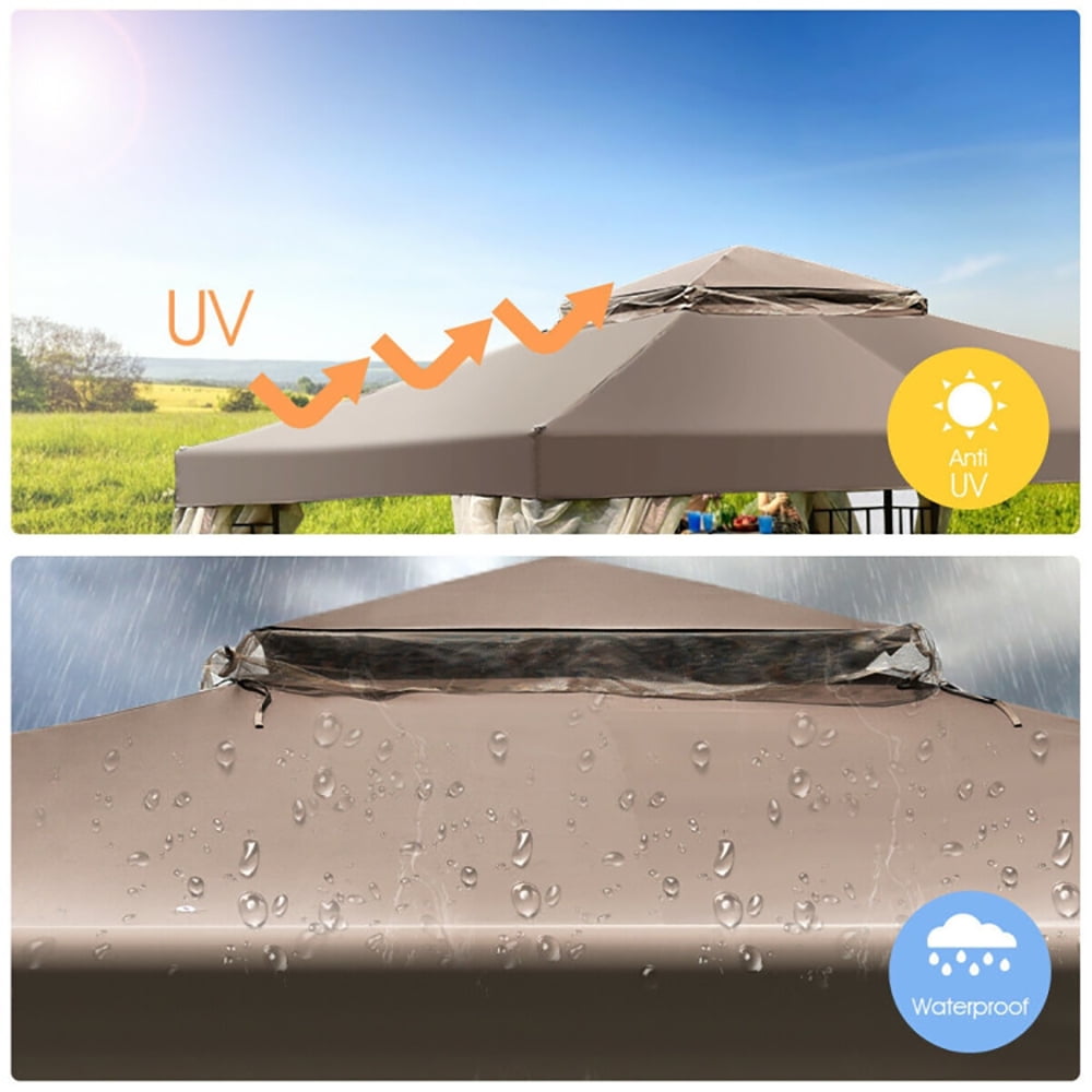 Aimee Lii 10 Feet x 10 Feet Awning Patio Screw-free Structure Canopy Tent, Backyard Canopy Gazebo Aimee Lii 10 Feet x 10 Feet Awning Patio Screw-free Structure Canopy Tent, Backyard Canopy Gazebo