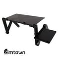 thumbnail image 3 of Zimtown 360° Adjustable Folding Bed Table Laptop Notebook Desk Table Fan Hole Stand Bed Tray, 3 of 5