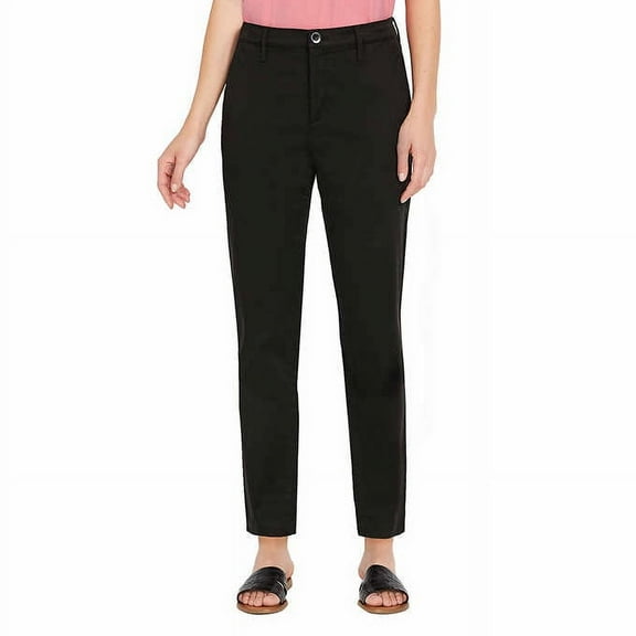 Nautica Women's Stretch Ankle Pants (Black, 4x27)