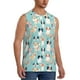 thumbnail image 2 of Balery Colorful Dog Camisetas sin mangas para hombre, absorbe la humedad y protege contra el mal olor.-Large, 2 of 7