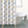 thumbnail image 4 of Mini Unicorn Pattern Shower Curtain 36"x72" ,Bathroom Decorative Shower Curtains Set with 12 Hooks,Modern Waterproof Washable Shower Curtain, 4 of 6