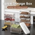 thumbnail image 4 of QTOCIO Spice Storage Box Kitchen Storage Box Food Grade Sealed Non Passing Flavored Seasoning Storage Box, 4 of 9