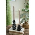 thumbnail image 3 of KALALOU NDE1518 Set of Two Metal Pine Cone Taper Holders - Antique Brown, 3 of 3