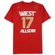 thumbnail image 1 of Adidas Mens West 17 Graphic T-Shirt red S, 1 of 2