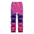 thumbnail image 4 of Pantalones de asalto para niños, pantalones de exterior de carcasa blanda para hombres y mujeres, impermeables, transpirables, resistentes al desgaste, cálidos, pantalones de senderismo de otoño e, 4 of 6