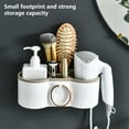 thumbnail image 4 of Space Saving Hair Styling Tool Holder - Easy Installation, Sturdy And Practical Wall Mount for Hair Dryer, Curling Iron, Brushes, And More - No Drilling Needed, 4 of 8