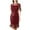 Wine, variant on IROINNID Bodycon Dress For Women Sleeveless Round Neckline Cold Shoulder Regular Dress Flutter Strapless Solid Color Dress