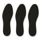 thumbnail image 1 of Plantillas Pedag Summer Terry de algodón sin calcetines, 3 pares, negras, 1 of 6