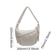 thumbnail image 4 of Bolso Hombro Pana Con para Mujer Cruzado Hobo Viajes (Beige), 4 of 9