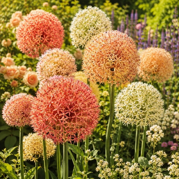 Allium Bulbs - Ideal for Beds Borders, Plant Pots & Planters, Low Maintenance