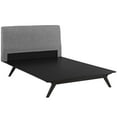 thumbnail image 2 of Modway Tracy Queen Bed in Cappuccino Gray, 2 of 4