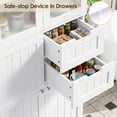 thumbnail image 6 of Homfa Kitchen Pantry Storage Cabinet, 67" White Pantry Cabinet with Doors and Removable Drawers, Freestanding Cupboard for Dining Room, 6 of 7