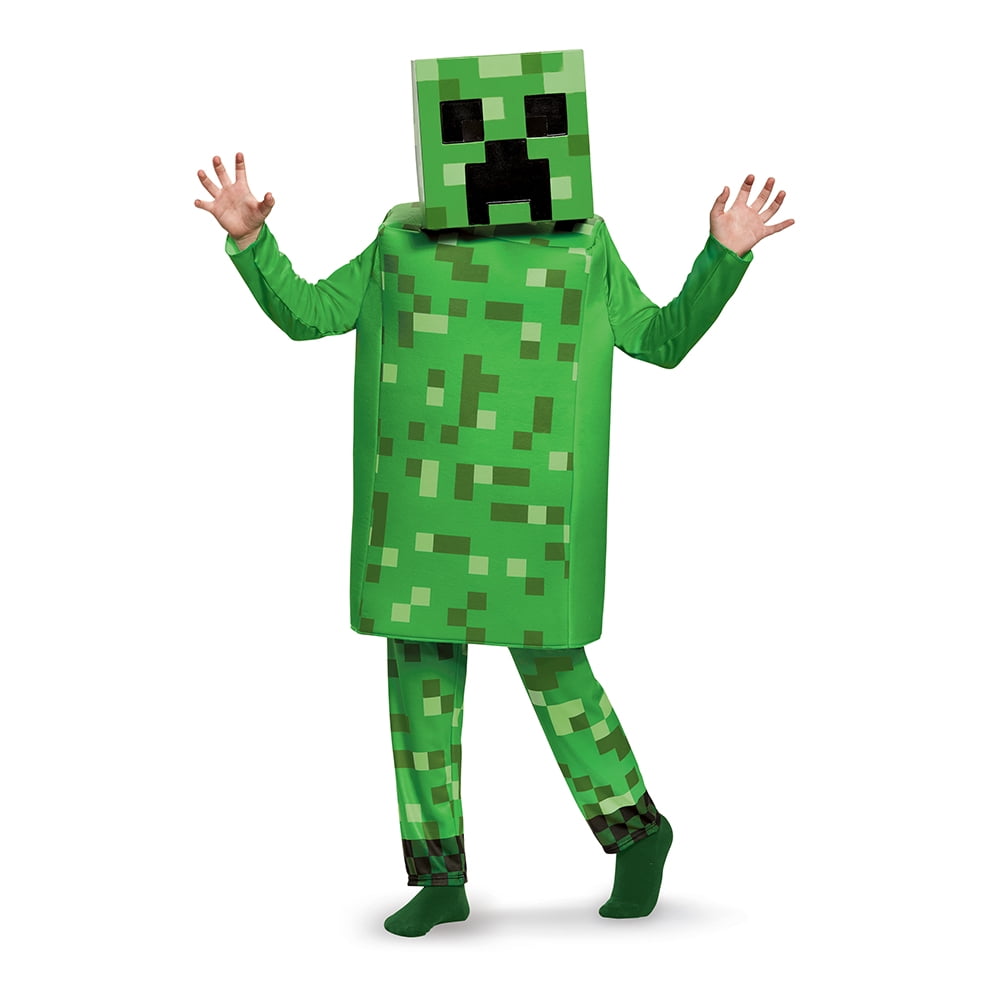 Disguise Minecraft Boys Deluxe Creeper Halloween Costume