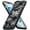 Camo Black, variant on Ringke Fusion-X [Military Design] Compatible with iPhone 15 Plus Case, Camouflage Hard Back Heavy Duty Shockproof Advanced Protective Bumper Cover - Camo Black