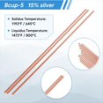 thumbnail image 3 of Varilla de soldadura fuerte de 45 mm, varilla de cobre y fósforo para acondicionados, refrigeradores, cámaras frigoríficas y unidades HVAC., 3 of 5