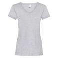 thumbnail image 1 of Womens Value Fitted V-Neck Short Sleeve Casual T-Shirt, 1 of 2