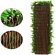 thumbnail image 2 of Valla de simulación Valla de hojas Valla de madera Valla telescópica Valla decorativa para jardín con plantas falsas, 2 of 5
