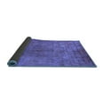 thumbnail image 2 of Ahgly Company Indoor Square Oriental Blue Industrial Area Rugs, 8' Square, 2 of 4