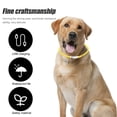 thumbnail image 3 of ADDHAT 1Jgo Collar Para Mascotas De Silicona Amarillo Con LED Resistente Y Ajustable Para, 3 of 8