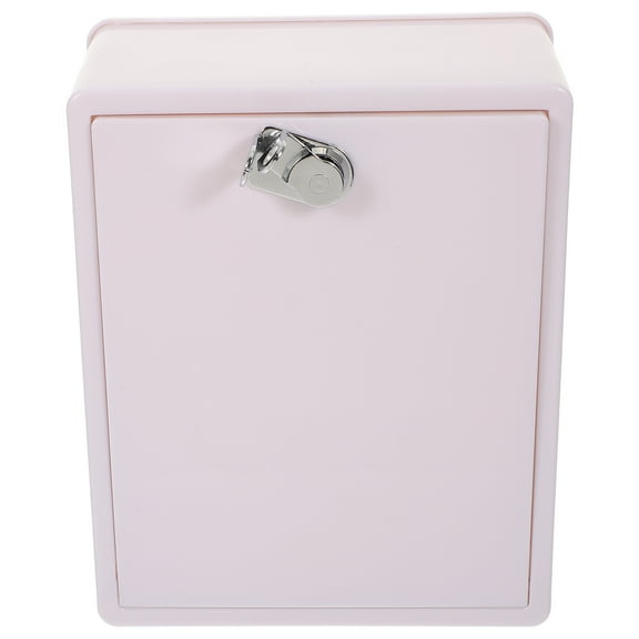 BERTDOMD Wall-Mounted Box Locking Mailbox Small Locker Accessory for Secure Cabinet with Lock