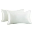 thumbnail image 1 of MEJORES ofertas Sólido de alta calidad Satén sedoso Cuidado de la piel Funda de almohada Cabello Anti Funda de almohada Queen King Funda de almohada de tamaño completo Tan Jianjun unisex, 1 of 2