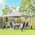thumbnail image 2 of Outsunny 9.6 x 9.6 ft Pop Up Canopy Tent with Pockets, 1-Button Push, 2 of 10