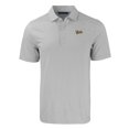 thumbnail image 2 of Men's Cutter & Buck  Gray/White Vanderbilt Commodores Forge Eco Double Stripe Stretch Recycled Tri-Blend Polo, 2 of 3