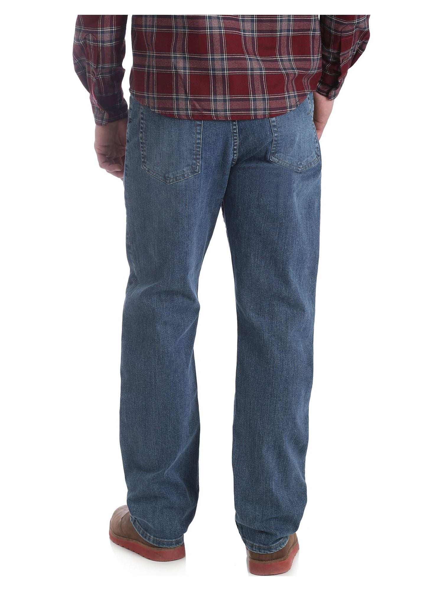 Wrangler Men's and Big Men's Relaxed Fit Jeans with Flex