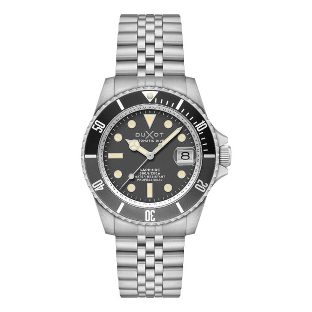 Reloj Duxot Hombre Atlantica Diver Automatic Charcoal Grey DX-2057-55 plateado 4 cm
