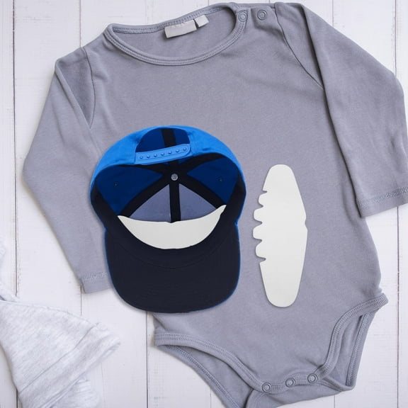 SKISUNO Hat Brim Shaper Cardboard Cap Insert Shaper White 50Pcs Hat Support