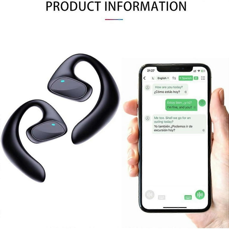 Talkbuds Translator Earphones By Qinux, Bluetooth Voice Translator