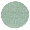 thumbnail image 2 of Safavieh Courtyard Teodor Geometric Indoor/Outdoor Area Rug, Green, 6'7" x 6'7" Round, 2 of 9